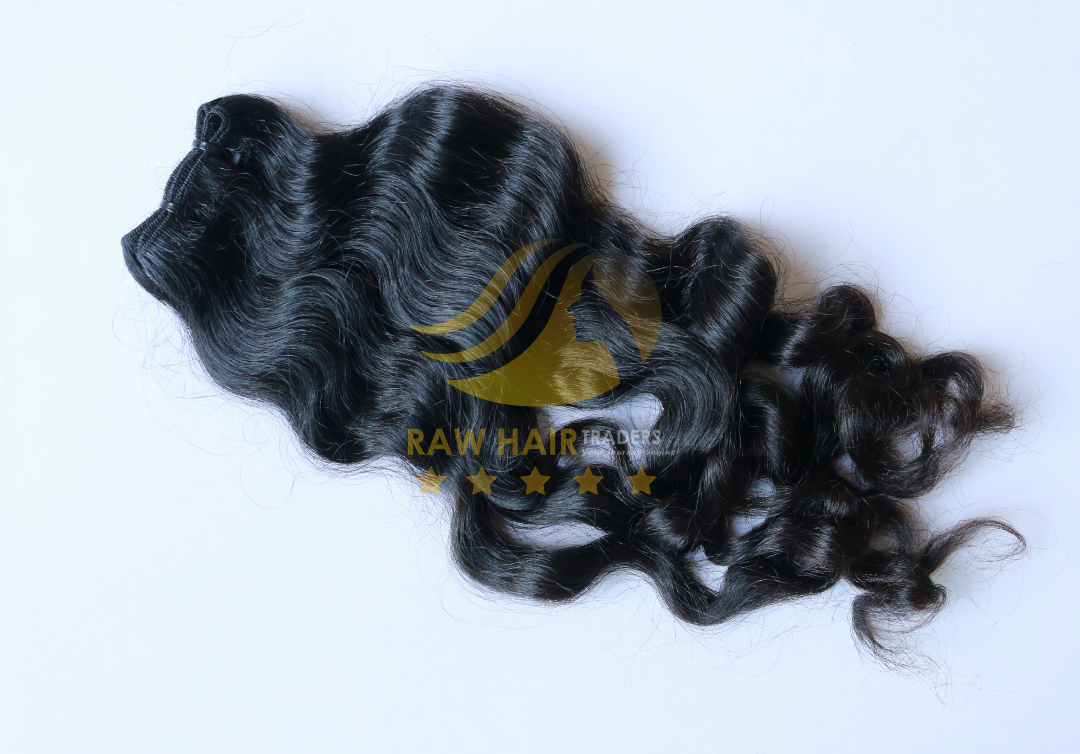 Raw weft hair extensions